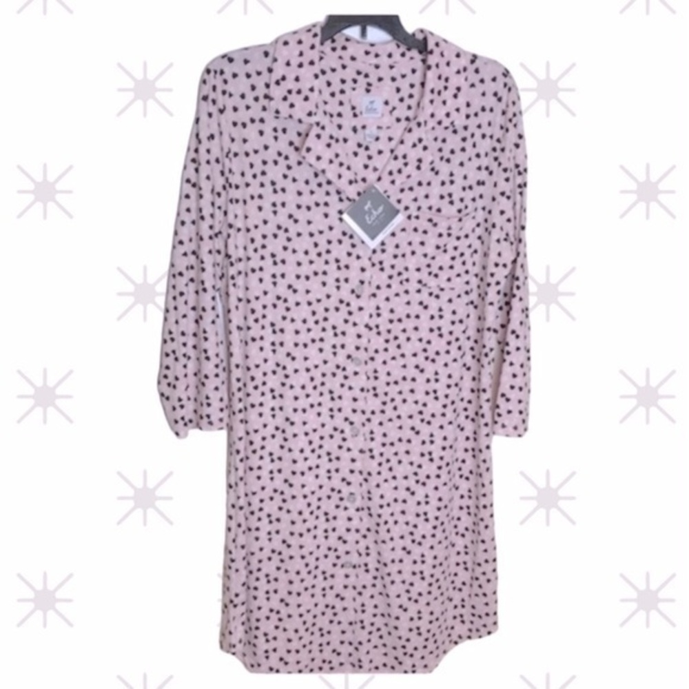Echo - 4/$98 - ‘Heart Confetti’ nightshirt. SZ: Large. NWT